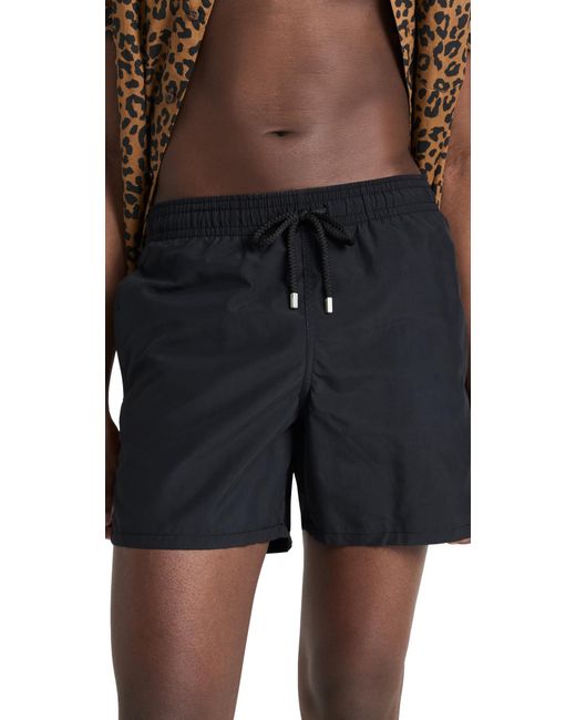 Vilebrequin Black Solid Moorea Swim Trunks 5 for men