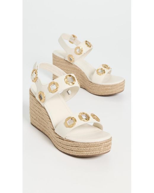 Larroude White Milan Espadrilles