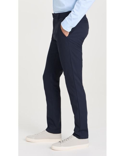 Rhone Blue Gotham Slim Pants for men