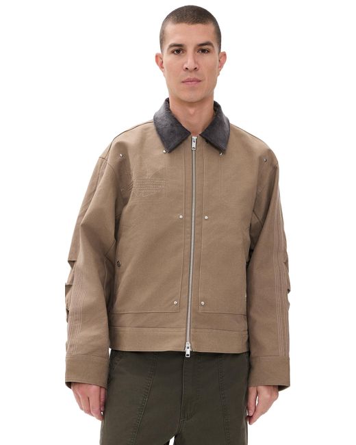Adidas Natural Premium Essentials Bomber Jacket for men