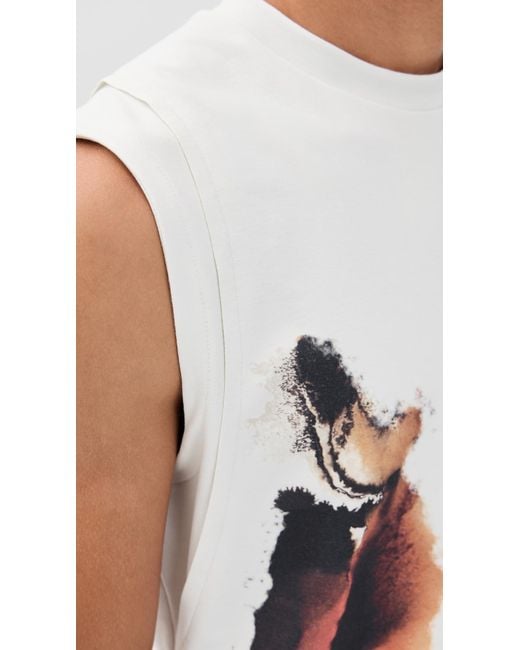 Y-3 White Tennis Tank Top Pro for men