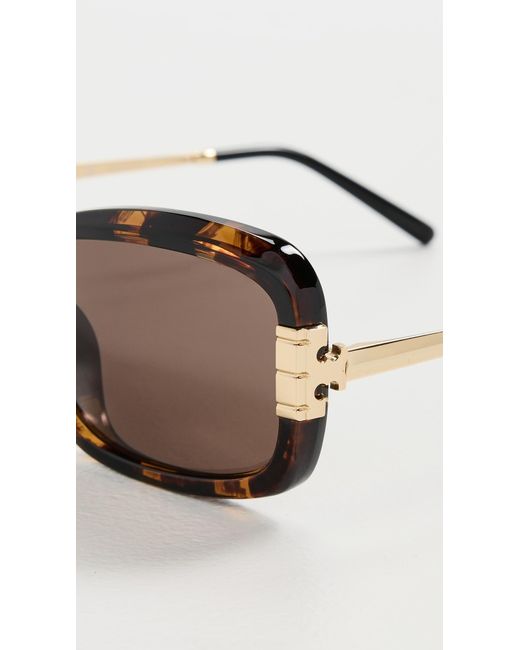 Tory Burch Black Square Sunglasses