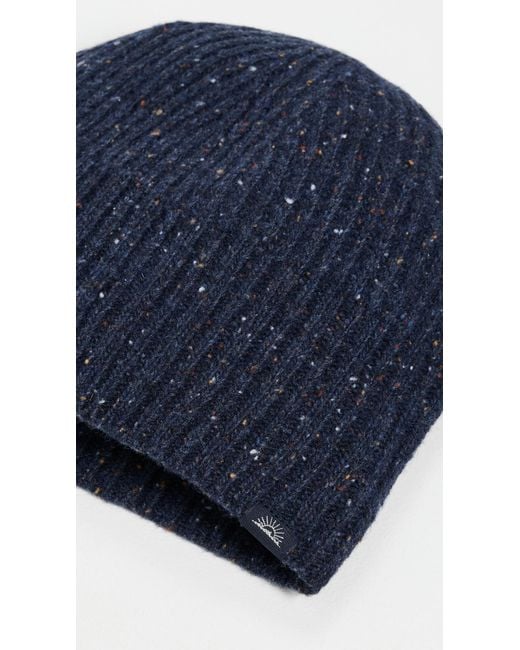 Faherty Brand Blue Nep Beanie for men
