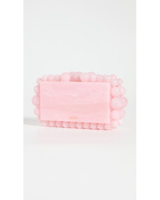 Cult Gaia Synthetic Eos Clutch in Pink - Lyst