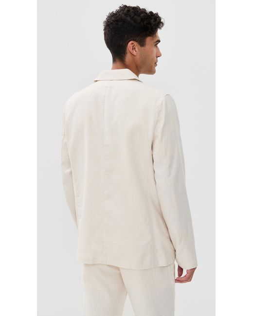 Marine Layer Natural Hemp Blazer for men