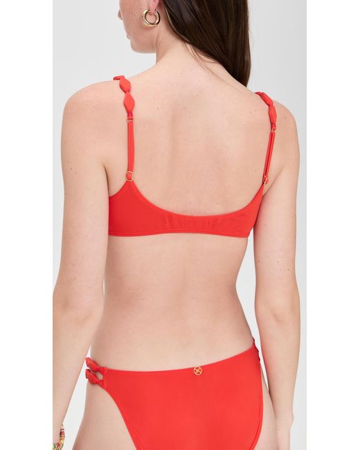 ViX Red Solid Alexa Vivian Top