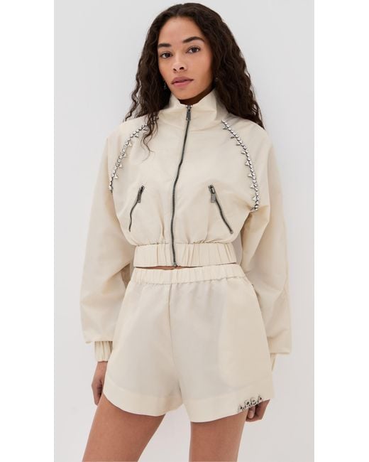 Area Natural Crystal Trim Track Jacket