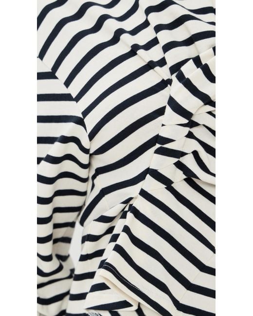 A.W.A.K.E. MODE Black A. W.A. K.E. Mode Long Sleeve Knotted Jersey Top