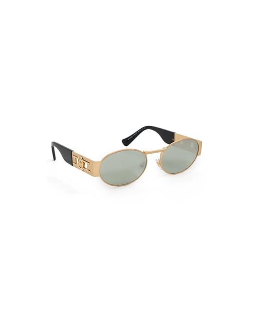 Versace Metallic Round Sunglasses
