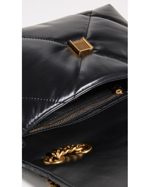Tory Burch Black Kira Diamond Quilt Small Convertible Shoulder Bag