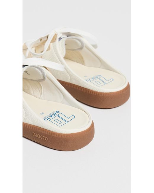 Back 70 White Easter Sneaker Mules
