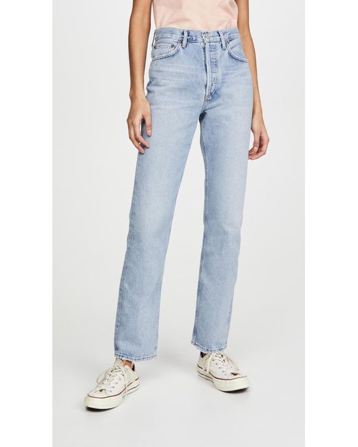 Agolde Denim Lana Mid Rise Vintage 