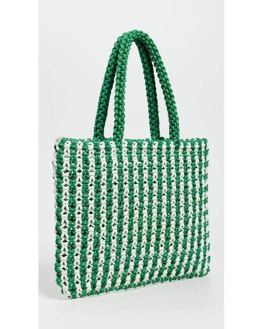 Loeffler Randall Green Celia Knotted Tote