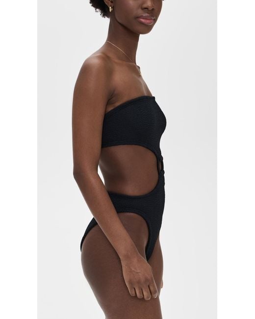 Hunza G Jerry Swimsuit in Black | Lyst