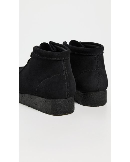 Clarks Black Wallabee Boots