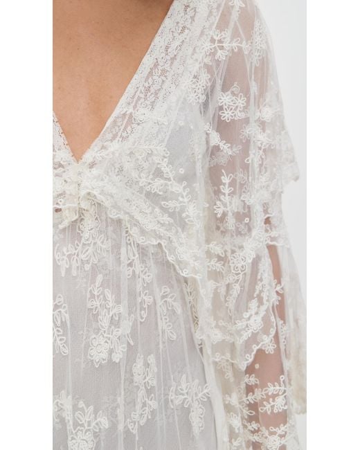 LoveShackFancy White Roylan Dress