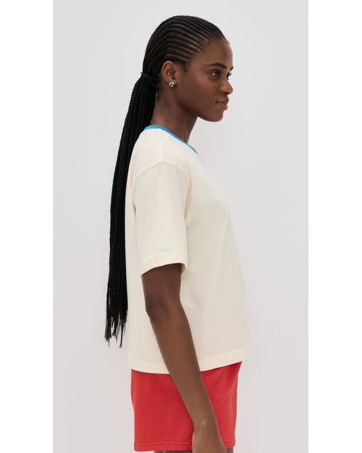 Le Bos Red Rory Ringer Tee
