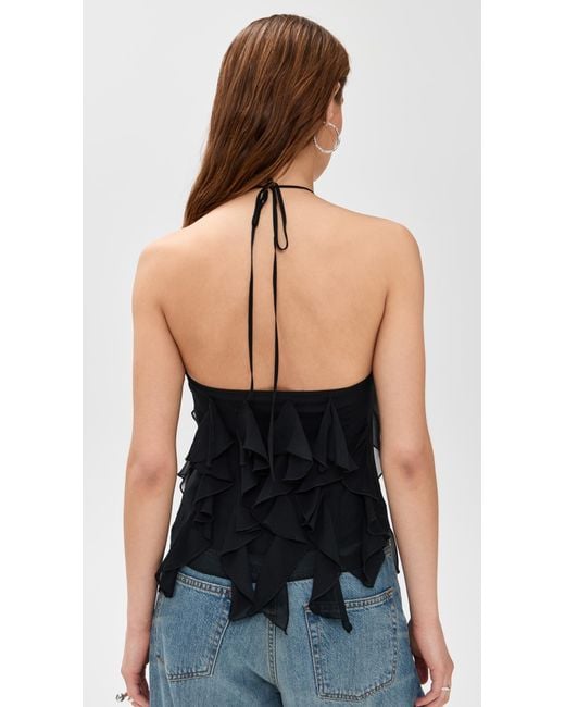 PAIGE Black Ciao Top