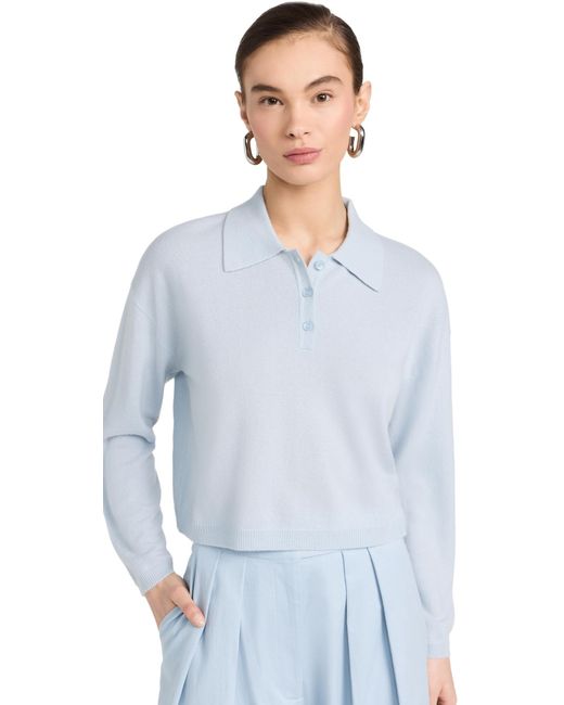 SABLYN Blue Sycaore Cashere Pullover Sweater