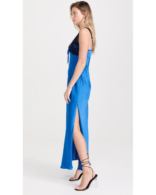 Free People Blue Countryide Maxi Lip