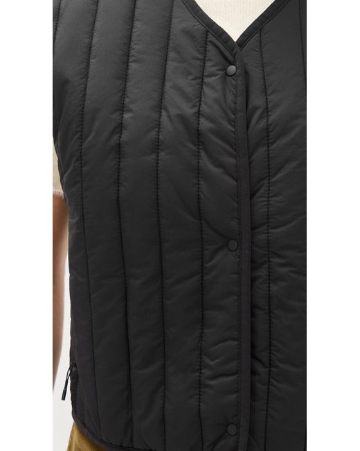 Rains Black Banja Short Liner Vest T1