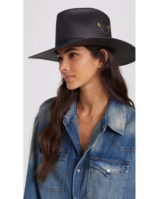 Freya Black Wanderer Packable Hat