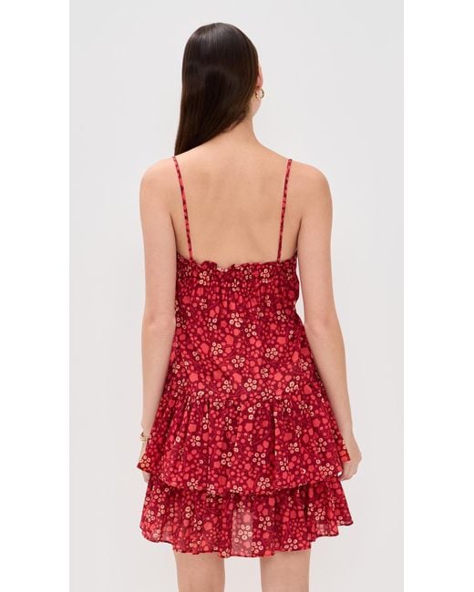 Ulla Johnson Red Kalila Coverup