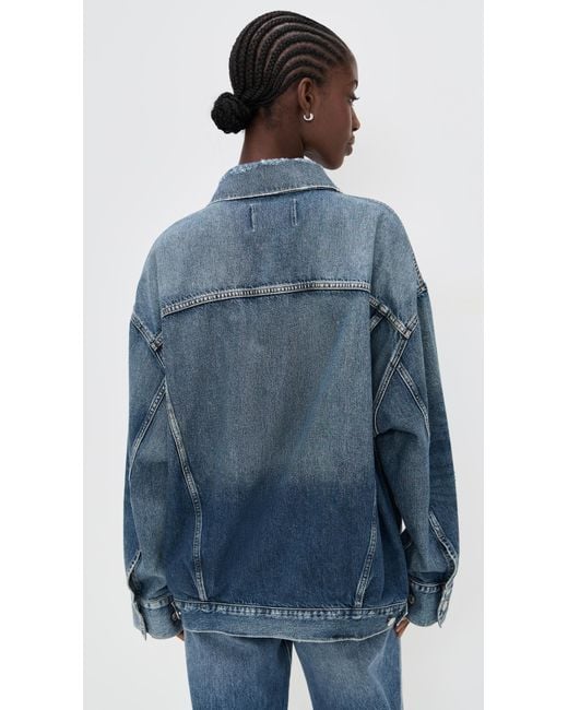 Agolde Blue Reworked Wayne Jacket