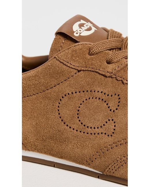 COACH White Flat Sneakers