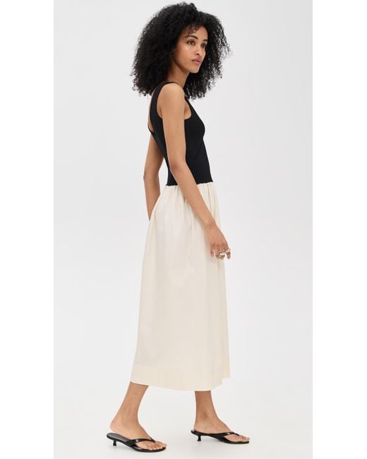 white double slit dress White Maxi Slit Dress  Ari52