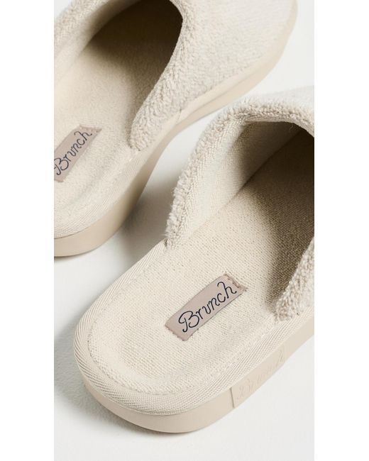 Brunch White Essential Slippers