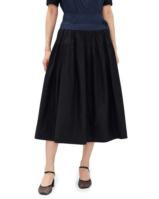 Ulla Johnson Black Angeline Skirt