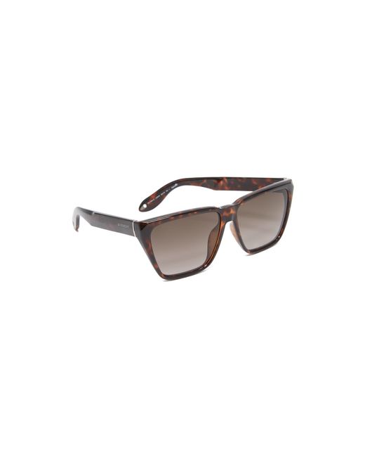 Givenchy Brown Flat Top Sunglasses