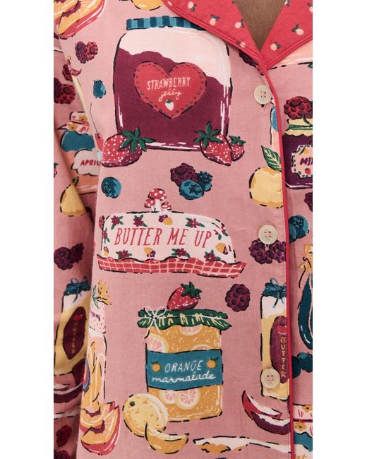 Printfresh Red Long Sleeve Pajama Set