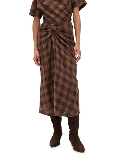 Isabel Marant Brown Nicole Skirt