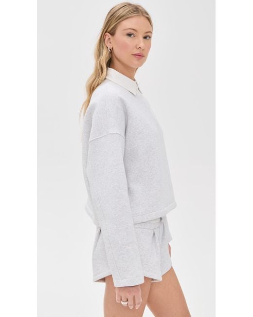 PORT DE BRAS White Sofia Sweater