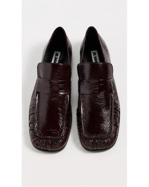 Jil Sander Black Loafers