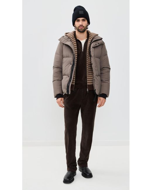 Canada Goose Brown Everett Puffer Jacket for men