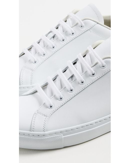 Common Projects White Retro Classic Sneakers
