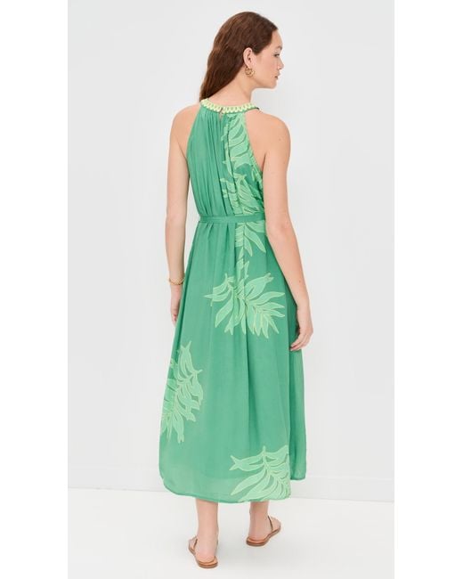 Velvet Odessa Dress in Green | Lyst