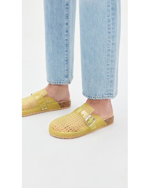 INTENTIONALLY ______ Yellow Seth Jelly Clogs