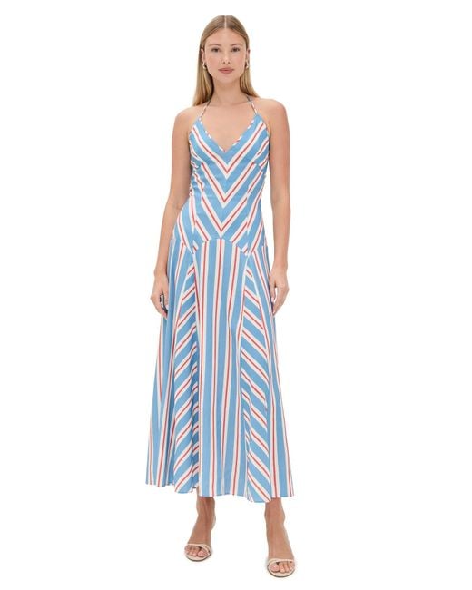 Solid & Striped Blue The Alessio Dress