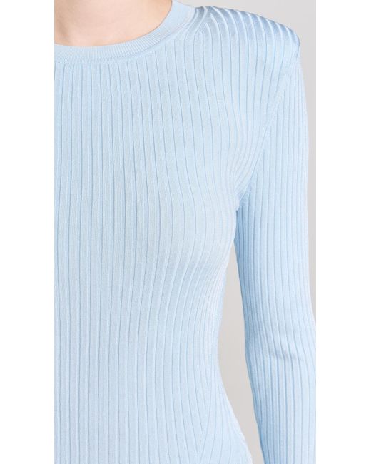Veronica Beard Blue Acara Pullover Sweater