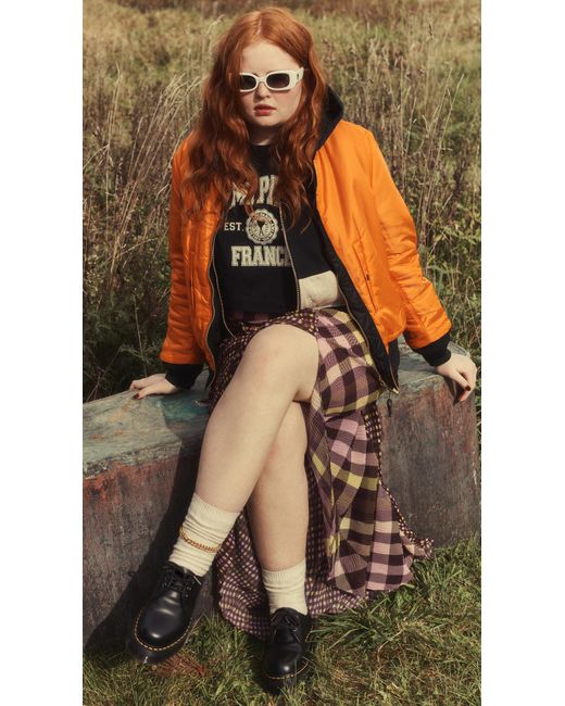 Alpha Industries Black Ma-1 Reversible Bomber Jacket