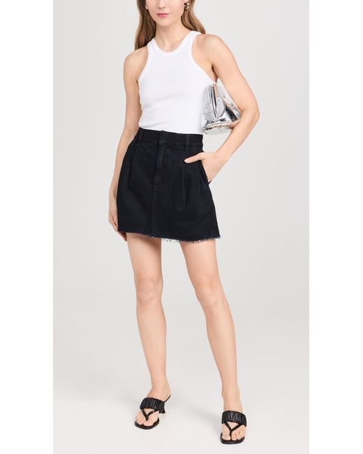 Agolde Black Becker Skirt