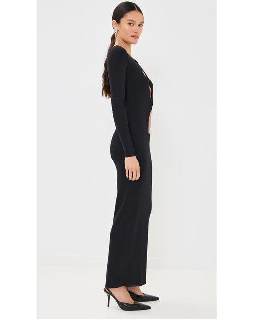 Lioness Black Homecoming Long Sleeve Maxi Dress