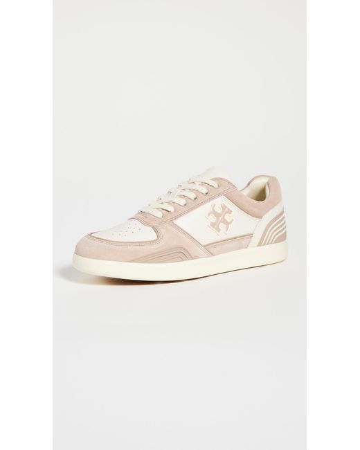 Tory Burch White Clover Court Sneakers