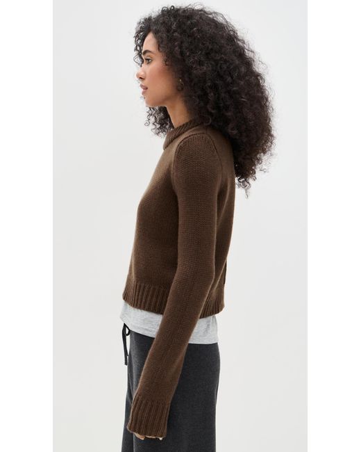 La Ligne Black Solid Mini Marin Sweater