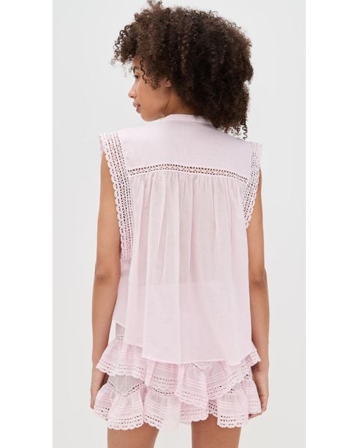 Isabel Marant Pink Gresia Blouse