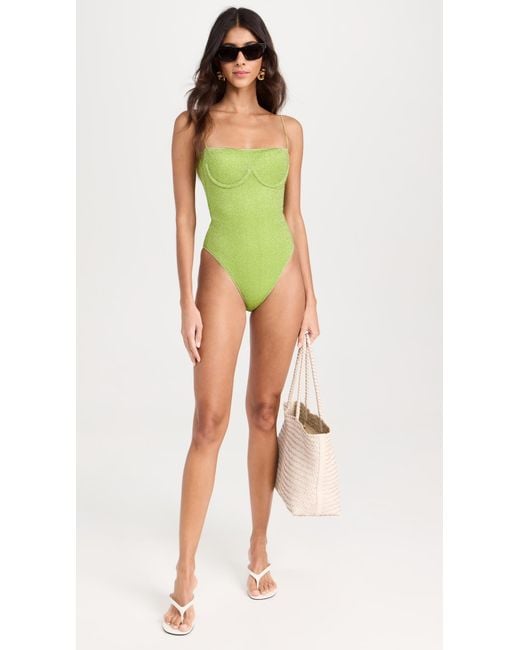 Oseree Green Lumire Underwired Maillot